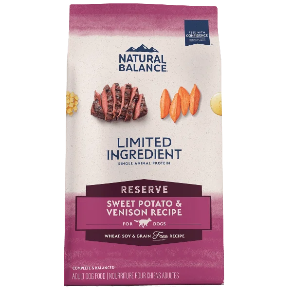 Natural Balance Reserve Grain Free Sweet Potato & Venison Recipe Dry Dog Food