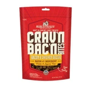 Stella & Chewy's Crav'n Bac'n Bacon & Chicken Recipe Dog Treats