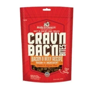 Stella & Chewy's Crav'n Bac'n Bites Bacon & Beef Recipe Dog Treats