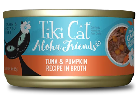 Tiki Cat® Aloha Friends™ Tuna & Pumpkin Wet Cat Food (5.5 oz)