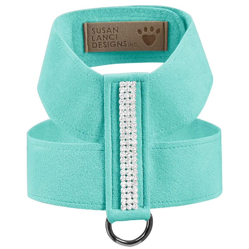 Giltmore 3-Row Crystal Pet Harness: Tiffi Blue