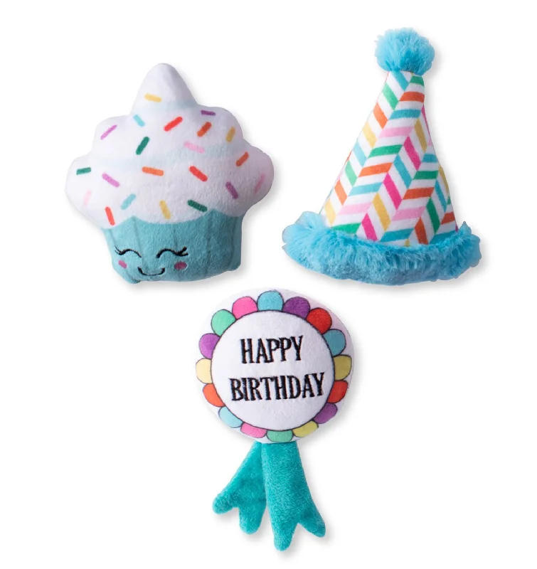 Happy Bark Day Dog Toy Set