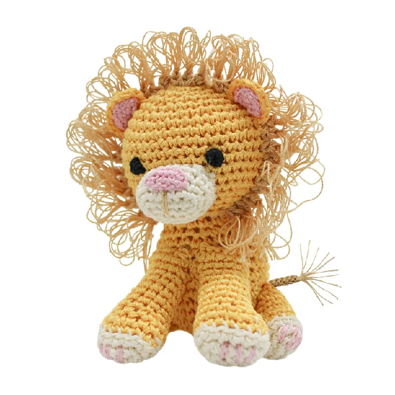 Lion Crochet Dog Toy