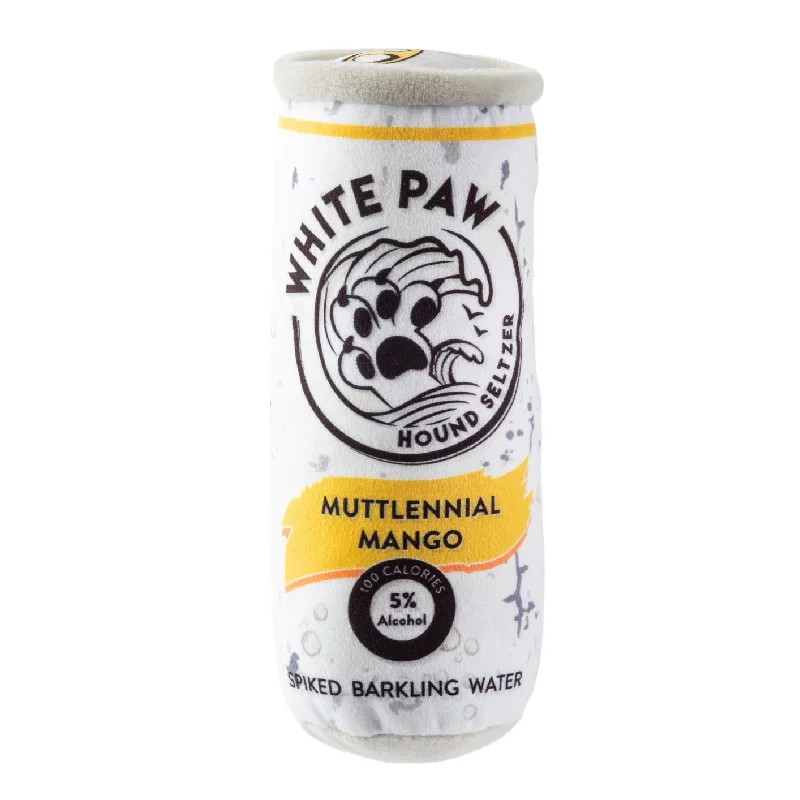 White Paw Muttlennial Mango Dog Toy