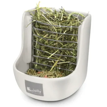 Jolly - 2 in1 Ceramic Hay Rack & Feeding Bowl