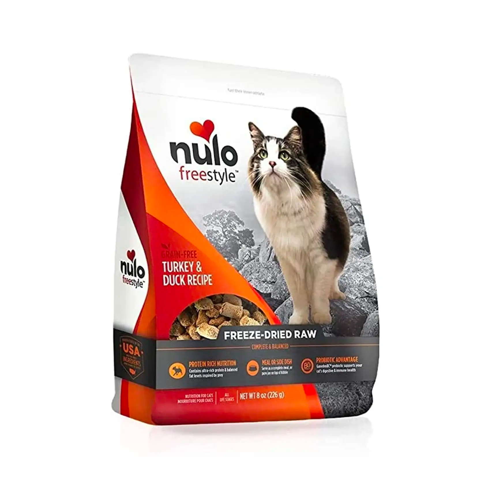 Nulo Freestyle Freeze-Dried Raw Cat Food - Turkey & Duck Recipe