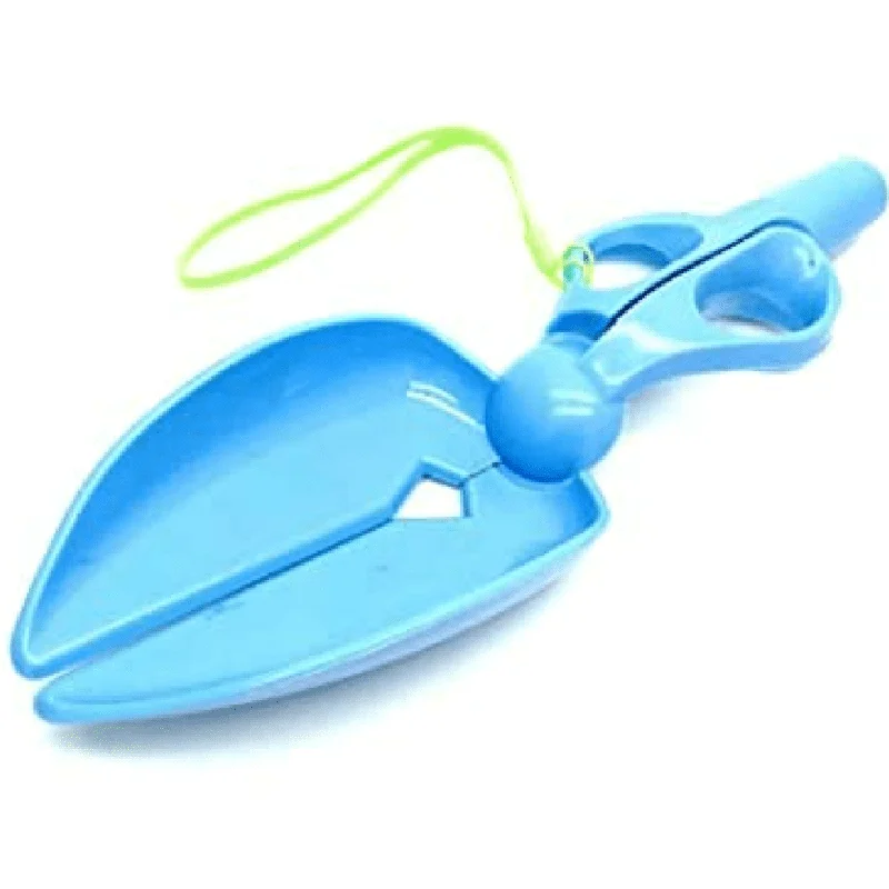 Emily Pets Mini Scissor Scooper for Dogs and Cats (Blue)