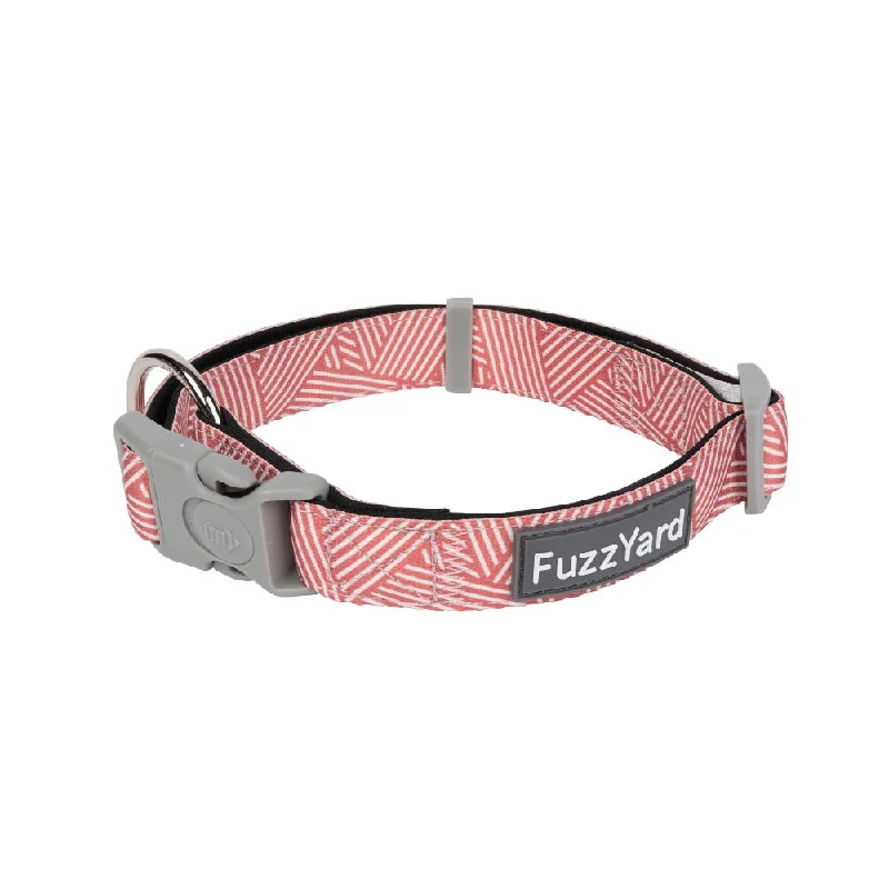 FuzzYard Dog Collar Thornbury Brick Red L