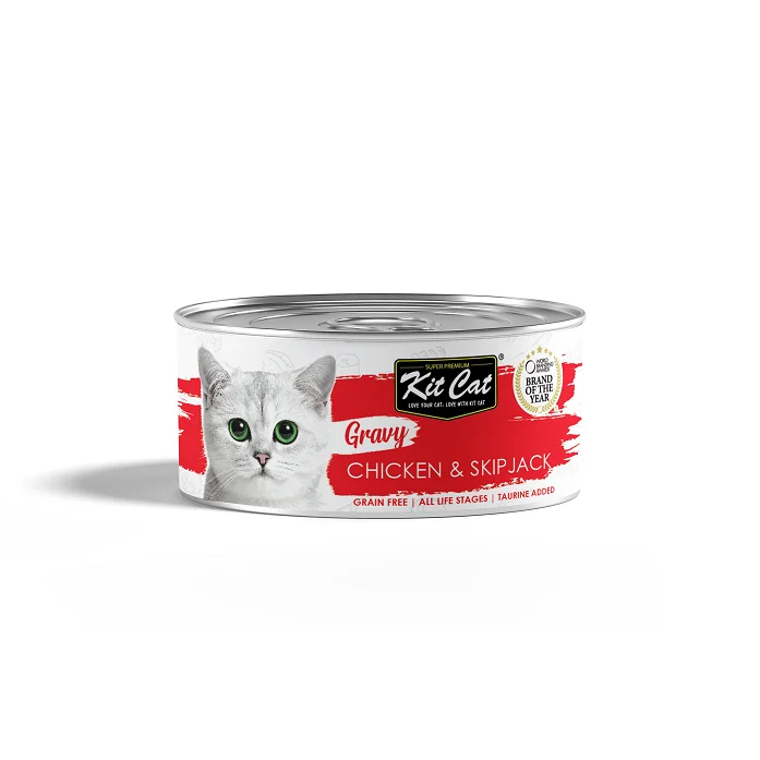 KitCat Gravy Chicken & Skipjack 70g