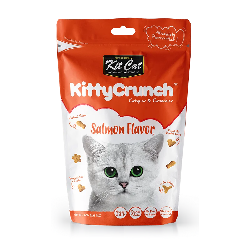 KitCat KittyCrunch Cat Bites Salmon Flavor 60g