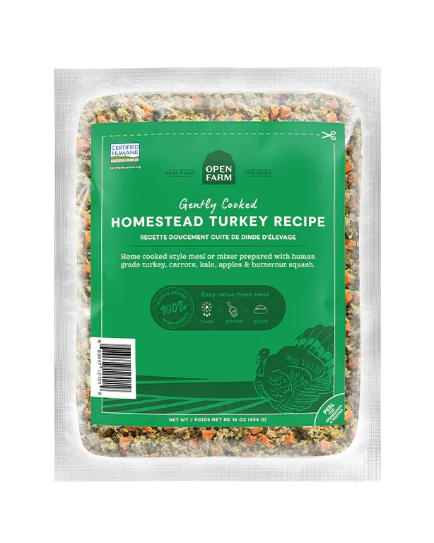 Open Farm Gently Cooked Homestead Turkey Dog Food 6lb