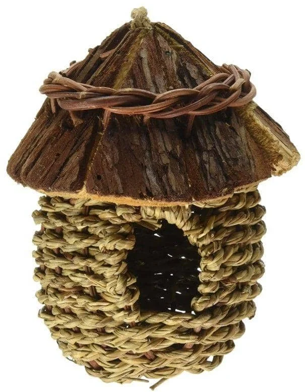 Prevue All Natural Fiber Indoor/Outdoor Wood Roof Nest - 1 count