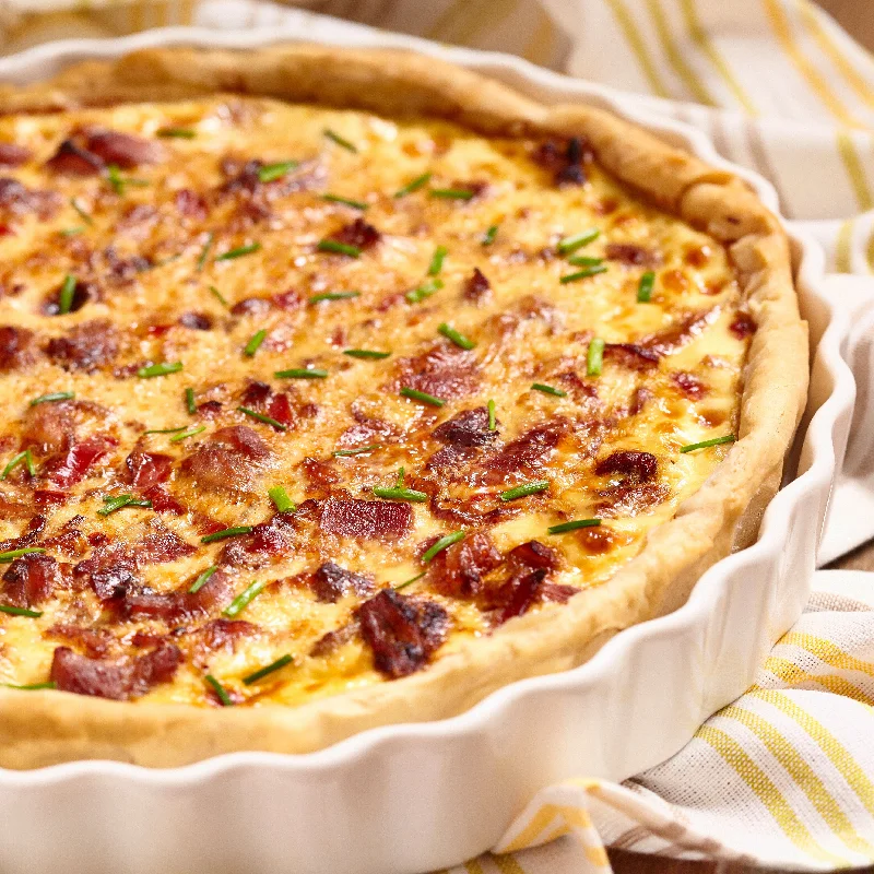 Quiche ~ Bacon & Cheddar