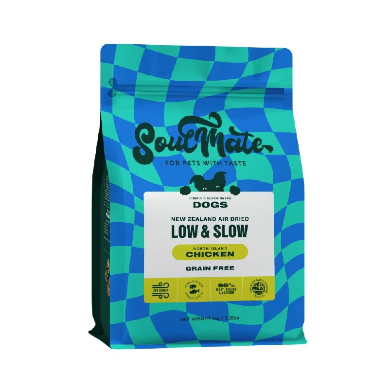 SoulMate Dog Air Dried Low & Slow North Island Chicken 1kg