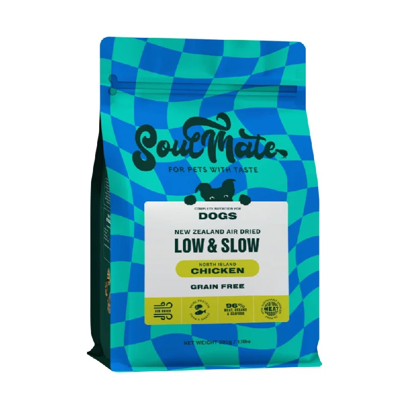 SoulMate Dog Air Dried Low & Slow North Island Chicken 500g