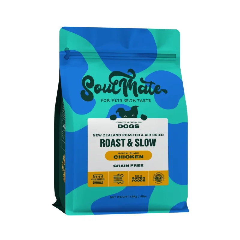 SoulMate Dog Roasted & Air Dried Roast & Slow North Island Chicken 1.8kg