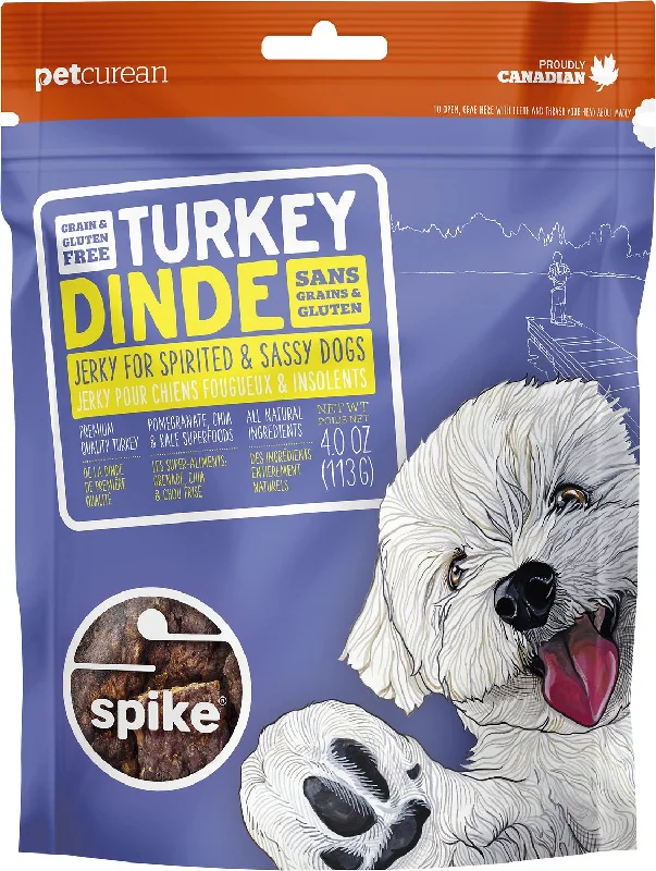 Spike Jerky Dog Treat - Turkey 4 oz