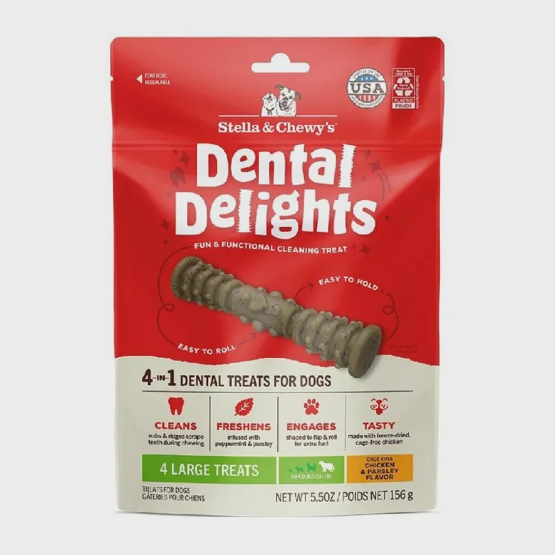 Stella & Chewy's Dental Delights Chicken & Parsley Flavor - Large