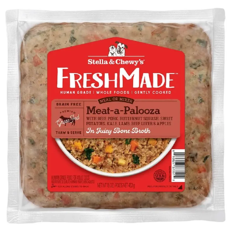 Stella & Chewy's Freshmade Meat-A-Palooza Gently Cooked Dog Food 1lb